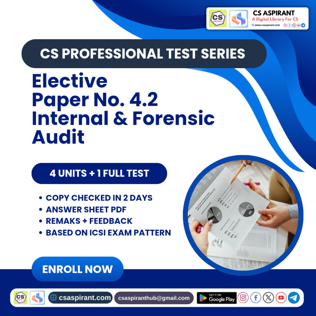 CS Professional Elective Papers Test Series