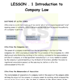COMPANY LAW SHORTS NOTES | CS EXECUTIVE NEW SYLLABUS (PDF) - Image 3