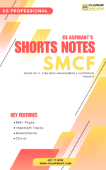 SMCF SHORTS NOTES | CS PROFESSIONAL NEW SYLLABUS (PDF)