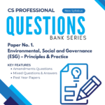ESG Question Bank - CS Professional New Syllabus (E-Book) PDF