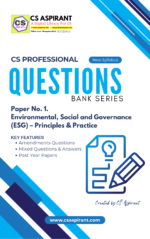 ESG Question Bank - CS Professional New Syllabus (E-Book) PDF