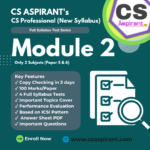 Group 2 Full Syllabus Test Series | CS PROFESSIONAL NEW SYLLABUS