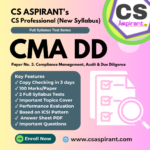 CAMDD Full Syllabus Test Series | CS PROFESSIONAL NEW SYLLABUS