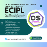 ECIPL Full Syllabus Test Series | CS EXECUTIVE | CS Aspirant