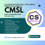 CMSL Full Syllabus Test Series | CS EXECUTIVE | CS Aspirant
