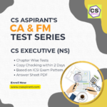 CAFM Chapter Wise Test Series - CS Executive (New Syllabus)