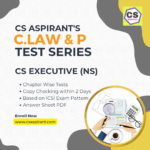 CLAW Chapter Wise Test Series - CS Executive (New Syllabus)