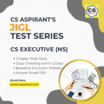 JIGL Chapter Wise Test Series - CS Executive (New Syllabus)