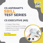 SBILL Chapter Wise Test Series - CS Executive (New Syllabus)