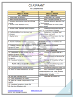 Tax Laws & Practice Handwritten Notes (New Syllabus) CS Executive - Ebook - Image 2