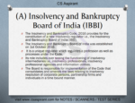 Corporate Restructuring, Insolvency Liquidation & Winding-up (PART 2) CS PROF. - Image 3