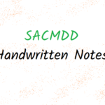 SACMDD | CS Professional | handwritten notes |