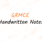 GRMCE CS Professional| handwritten notes