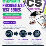 CS Professional Personalized Test Series - New Syllabus